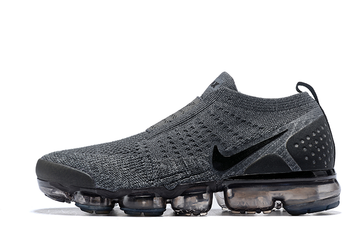 Nike Air VaporMax FK Moc Grey Black Shoes - Click Image to Close